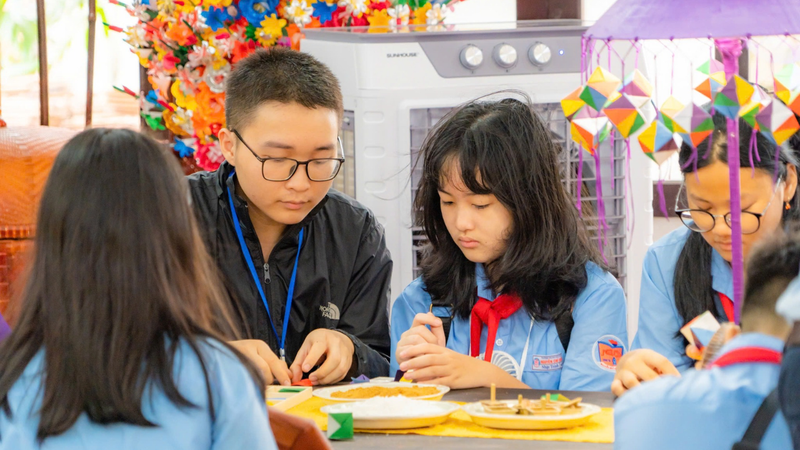 Trải nghiệm làm bánh trái cây đậu xanh  (6)